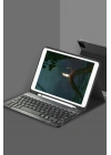 Mey İthalat®  Samsung Galaxy X200 Tab A8 10.5 Kılıf KC01 Smart Klavyeli Tablet Kılıfı - Siyah