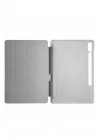 Mey İthalat®  Samsung Galaxy X510 Tab S9 FE 11 Kılıf Kalemlikli Mars Tablet Kılıfı - Koyu Gri