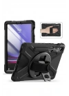 Mey İthalat®  Samsung Galaxy X730 Tab S11 Kılıf Amazing Tablet Kapak - Siyah