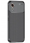 Mey İthalat®  Samsung Galaxy XCover 7 Kılıf Auto Focus Karbon Kapak - Siyah