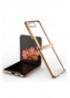 Mey İthalat®  Samsung Galaxy Z Flip 4 Kılıf Fold Element Kapak - Gold