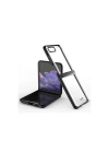 Mey İthalat®  Samsung Galaxy Z Flip 4 Kılıf Fold Element Kapak - Siyah