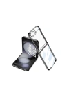 Mey İthalat®  Samsung Galaxy Z Flip 5 Kılıf Fold Element Kapak - Siyah