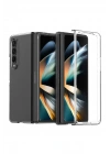Mey İthalat®  Samsung Galaxy Z Fold 3 Kılıf Fold TPU Silikon - Şeffaf
