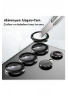 Mey İthalat®  Samsung Galaxy Z Fold 5 Valdez Metal Kamera Lens - Mavi