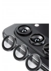 Mey İthalat®  Samsung Galaxy Z Fold 5 Valdez Metal Kamera Lens - Siyah
