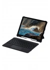 Mey İthalat®  T5209D iPad Pro 12.9 (2021) Kılıf İnter Ledli Klavyeli Tablet Kılıfı - Siyah