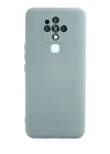 Mey İthalat®  Tecno Camon 16 Kılıf Nano içi Kadife Silikon - Buz Mavisi