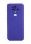 Mey İthalat®  Tecno Camon 16 Kılıf Nano içi Kadife Silikon - Mor