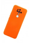 Mey İthalat®  Tecno Camon 16 Kılıf Nano içi Kadife Silikon - Turuncu