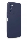 Mey İthalat®  Tecno Camon 18 Kılıf First Silikon - Lacivert