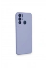 Mey İthalat®  Tecno Pova Neo Kılıf Nano içi Kadife Silikon - Lila