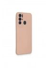 Mey İthalat®  Tecno Pova Neo Kılıf Nano içi Kadife Silikon - Pudra