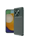Mey İthalat®  Tecno Spark 30 Pro Kılıf Auto Focus Karbon Kapak - Koyu Yeşil
