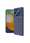 Mey İthalat®  Tecno Spark 30 Pro Kılıf Auto Focus Karbon Kapak - Lacivert
