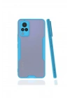 Mey İthalat®  Vivo V21 Kılıf Platin Silikon - Mavi