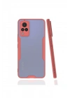 Mey İthalat®  Vivo V21 Kılıf Platin Silikon - Pembe