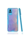 Mey İthalat®  Vivo V21e Kılıf Platin Silikon - Mavi