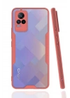 Mey İthalat®  Vivo V21e Kılıf Platin Silikon - Pembe