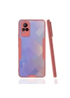 Mey İthalat®  Vivo V21e Kılıf Platin Silikon - Pembe