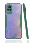 Mey İthalat®  Vivo V21e Kılıf Platin Silikon - Yeşil