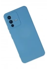 Mey İthalat®  Vivo V23 5G Kılıf Nano içi Kadife Silikon - Mavi