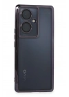 Mey İthalat®  Vivo V29 Lite Kılıf  Lensli Silikon - Mor