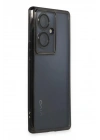Mey İthalat®  Vivo V29 Lite Kılıf  Lensli Silikon - Siyah