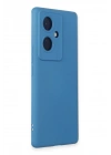 Mey İthalat®  Vivo V29 Lite Kılıf Nano içi Kadife Silikon - Mavi
