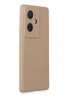 Mey İthalat®  Vivo V29 Lite Kılıf Nano içi Kadife Silikon - Pudra