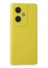 Mey İthalat®  Vivo V29 Lite Kılıf Nano içi Kadife Silikon - Sarı