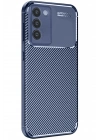 Mey İthalat®  Vivo V30 Lite 4G Kılıf Auto Focus Karbon Kapak - Lacivert