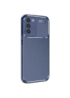 Mey İthalat®  Vivo V30 Lite 4G Kılıf Auto Focus Karbon Kapak - Lacivert