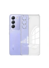 Mey İthalat®  Vivo V30 Lite 4G Kılıf Lüx Şeffaf Silikon