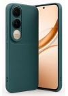 Mey İthalat®  Vivo V50 Lite 4G Auto Focus Karbon Kapak - Koyu Yeşil