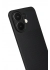 Mey İthalat®  Vivo V60 5G Auto Focus Karbon Kapak - Siyah