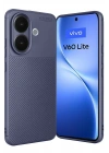 Mey İthalat®  Vivo V60 Lite Auto Focus Karbon Kapak - Lacivert