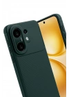 Mey İthalat®  Vivo X200 FE Auto Focus Karbon Kapak - Koyu Yeşil