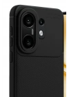 Mey İthalat®  Vivo X200 FE Auto Focus Karbon Kapak - Siyah