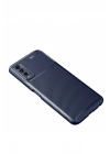 Mey İthalat®  Vivo Y11S Kılıf Auto Focus Karbon Kapak - Lacivert