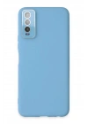 Mey İthalat®  Vivo Y11S Kılıf Lansman Glass Kapak - Mavi