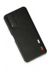 Mey İthalat®  Vivo Y11S Kılıf Loop Deri Silikon - Siyah