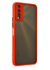 Mey İthalat®  Vivo Y11S Kılıf Montreal Silikon Kapak - Kırmızı
