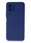 Mey İthalat®  Vivo Y15S Kılıf Lansman Glass Kapak - Sky Blue