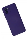 Mey İthalat®  Vivo Y15S Kılıf Nano içi Kadife Silikon - Mor