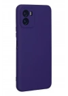 Mey İthalat®  Vivo Y15S Kılıf Nano içi Kadife Silikon - Mor