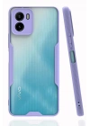 Mey İthalat®  Vivo Y15S Kılıf Platin Silikon - Lila