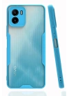 Mey İthalat®  Vivo Y15S Kılıf Platin Silikon - Mavi