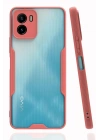 Mey İthalat®  Vivo Y15S Kılıf Platin Silikon - Pembe