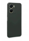 Mey İthalat®  Vivo Y16 Kılıf First Silikon - Koyu Yeşil